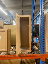Recessed Panel 12 in. W x 12 in. D x 36 in. H Assembled Wall Cabinet in Unfinished