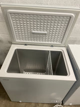 7.0 cu. ft. Manual Defrost Chest Freezer with LED Light in White Garage Ready