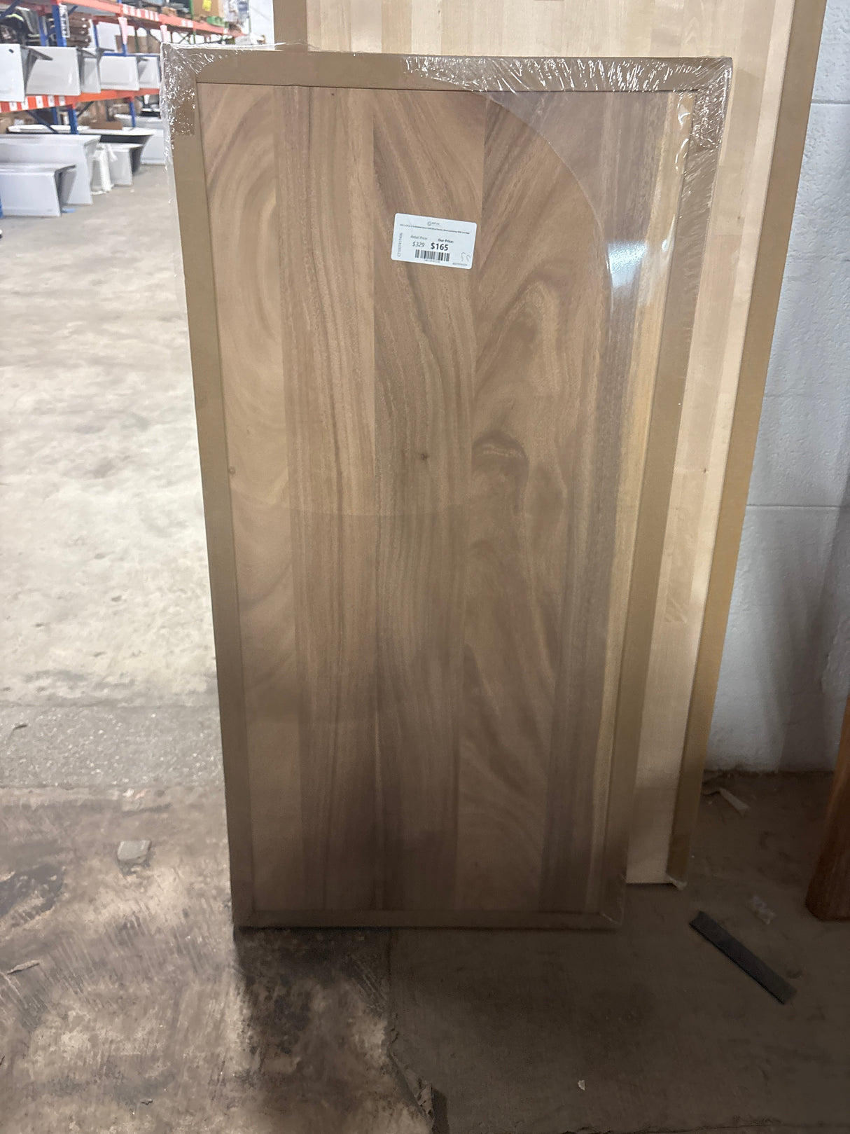 4 ft. L x 25 in. D Unfinished Saman Solid Wood Butcher Block Countertop With Live Edge
