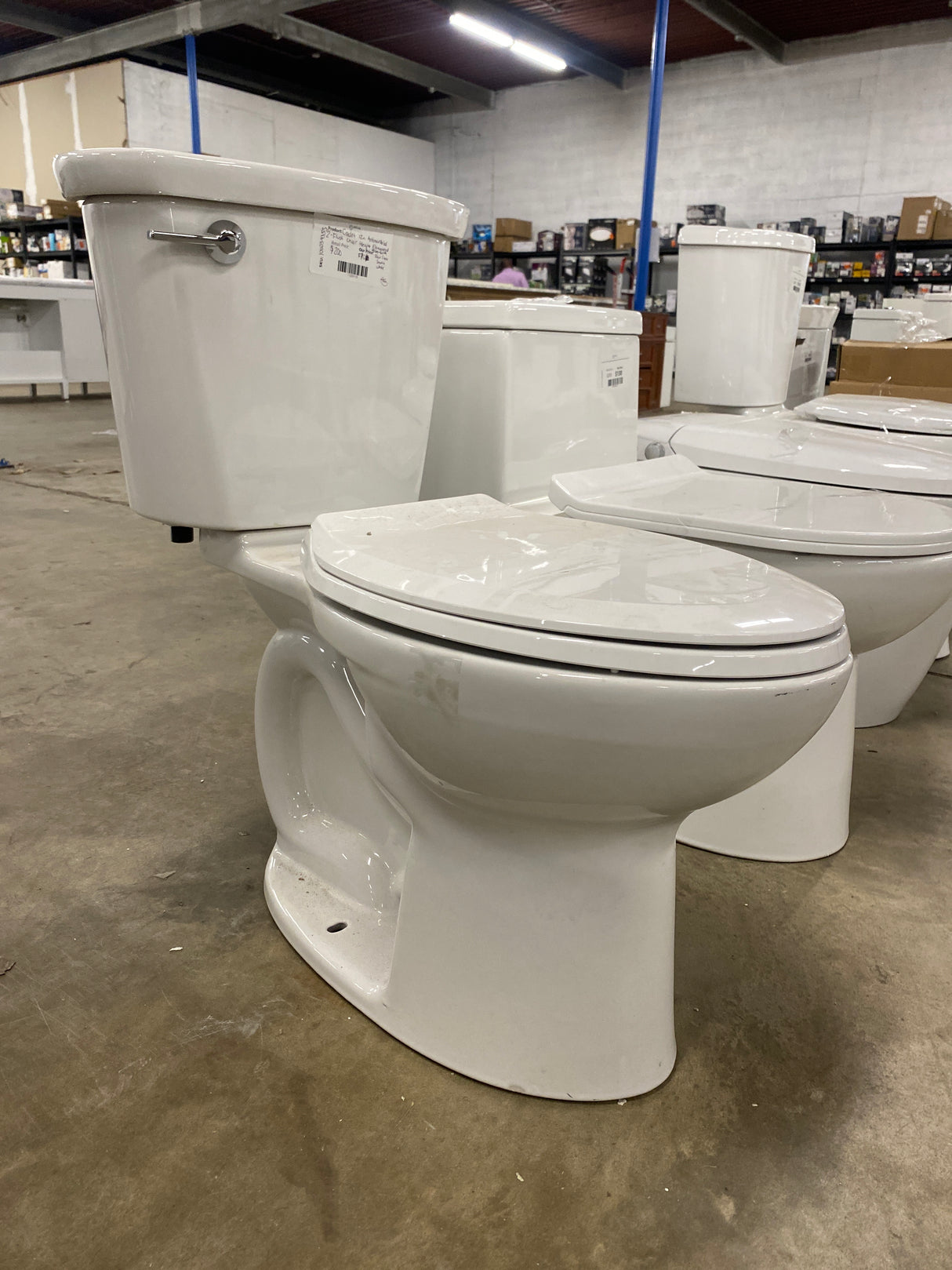 Cadet 12 in. Antimicrobial 2-Piece 1.28 GPF Single Flush Chair Height Round Toilet with Slow Close Seat in White