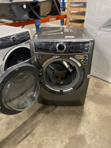 4.5 cu. ft. Stackable Front Load Washer in Titanium with SmartBoost, Optic Whites, and Pure Rinse