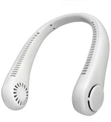 Portable Neck Fan, Lightweight Design, Bladeless Fans, 3 Speeds, 1.73 Diameter, White