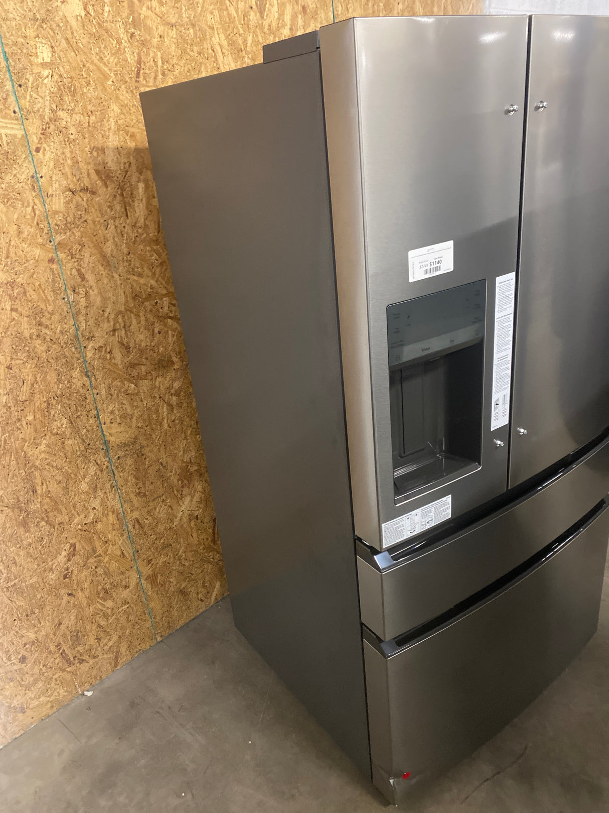 36 in. 26 cu. ft. Standard-Depth 4-Door French Door Refrigerator in Fingerprint-Resistant Stainless Steel Look