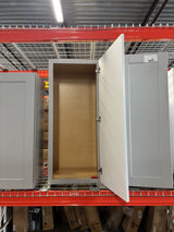 Shaker Assembled 18x42x12 in. Wall Kitchen Cabinet in Dove Gray
