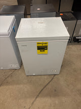 5.0 cu. ft. Manual Defrost Chest Freezer with LED Light in White Garage Ready