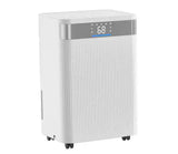 35 pt. Dehumidifier, 2500 sq. ft. Bucketless Residential Dehumidifier in. White with Drain Hose, Adjustable Humidity