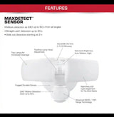 Motion Detecting 360-Degree Indoor/Outdoor Wi-Fi Home Security Camera with Light