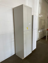 Designer Series Melvern 24 in. W x 24 in. D x 96 in. H Assembled Shaker Tall Pantry Kitchen Cabinet in White