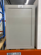 Avondale 24 in. W x 12 in. D x 36 in. H Ready to Assemble Plywood Shaker Wall Kitchen Cabinet in Dove Gray