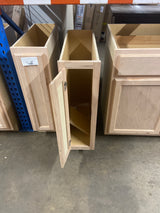 Hampton Assembled 9x34.5x24 in. Base Cabinet in Unfinished Beech