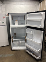18 cu. ft. Top Freezer Refrigerator in Stainless Steel Look