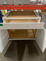 Westfield Feather White Shaker Stock Assembled Base Kitchen Cabinet (36 in. W x 23.75 in. D x 35 in. H)