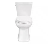 Avalanche Select 12 in. Rough-in 2-Piece 1.28 GPF Single Flush Elongated Chair Height Toilet in White Seat Included