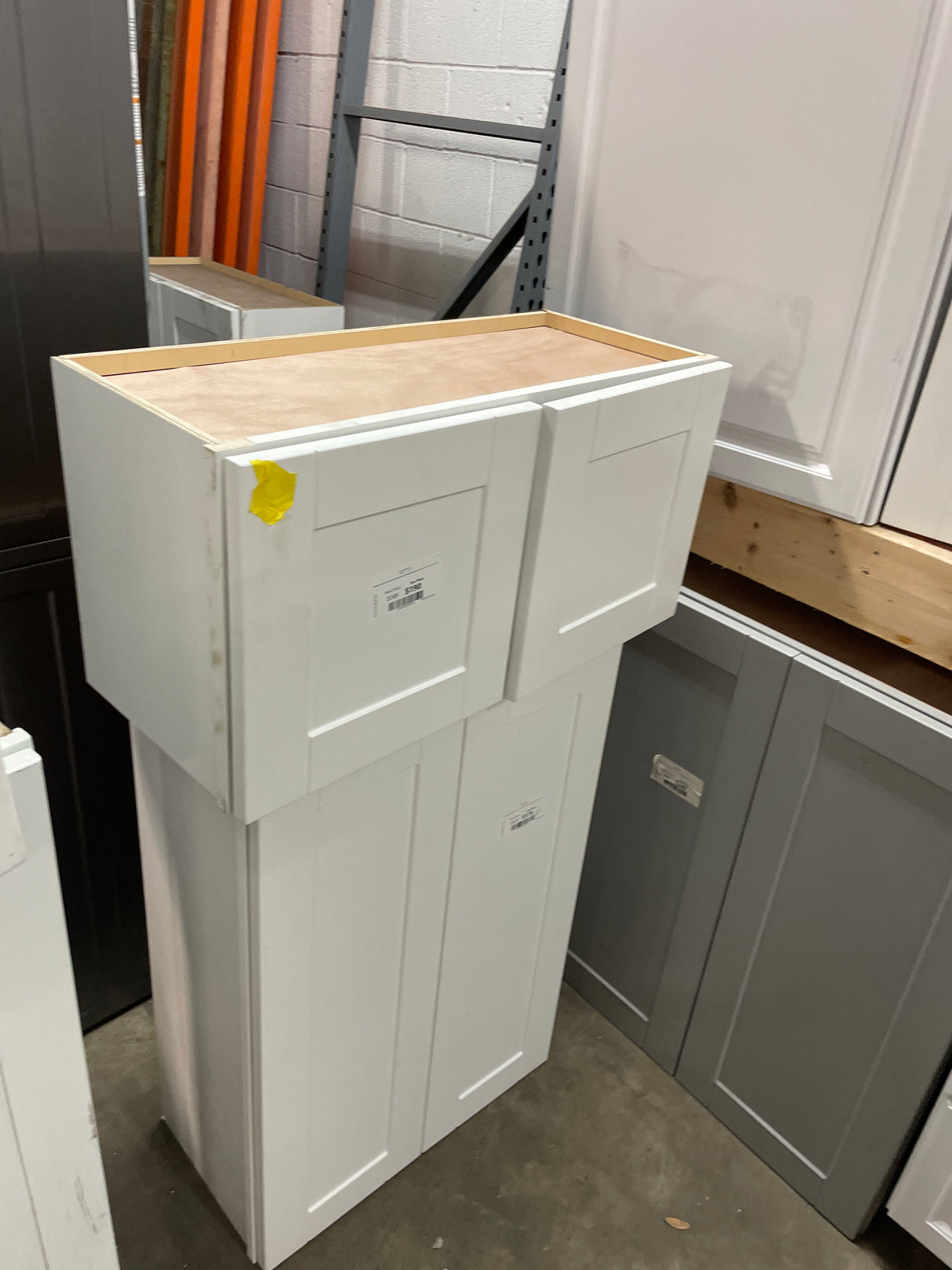 Washington Vesper White Plywood Shaker Assembled Wall Kitchen Cabinet Soft Close 30 in W x 12 in D x 15 in H