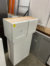 Washington Vesper White Plywood Shaker Assembled Wall Kitchen Cabinet Soft Close 30 in W x 12 in D x 15 in H