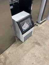 15.28 in. 80 lbs. Per Day Full Size Cubes Freestanding Built-in Ice Maker with 22 lbs. Storage in Stainless Steel Silver