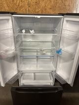 33 in. 20 cu. ft. Counter-Depth French Door Refrigerator in Stainless Steel Look with CrispSeal crispers