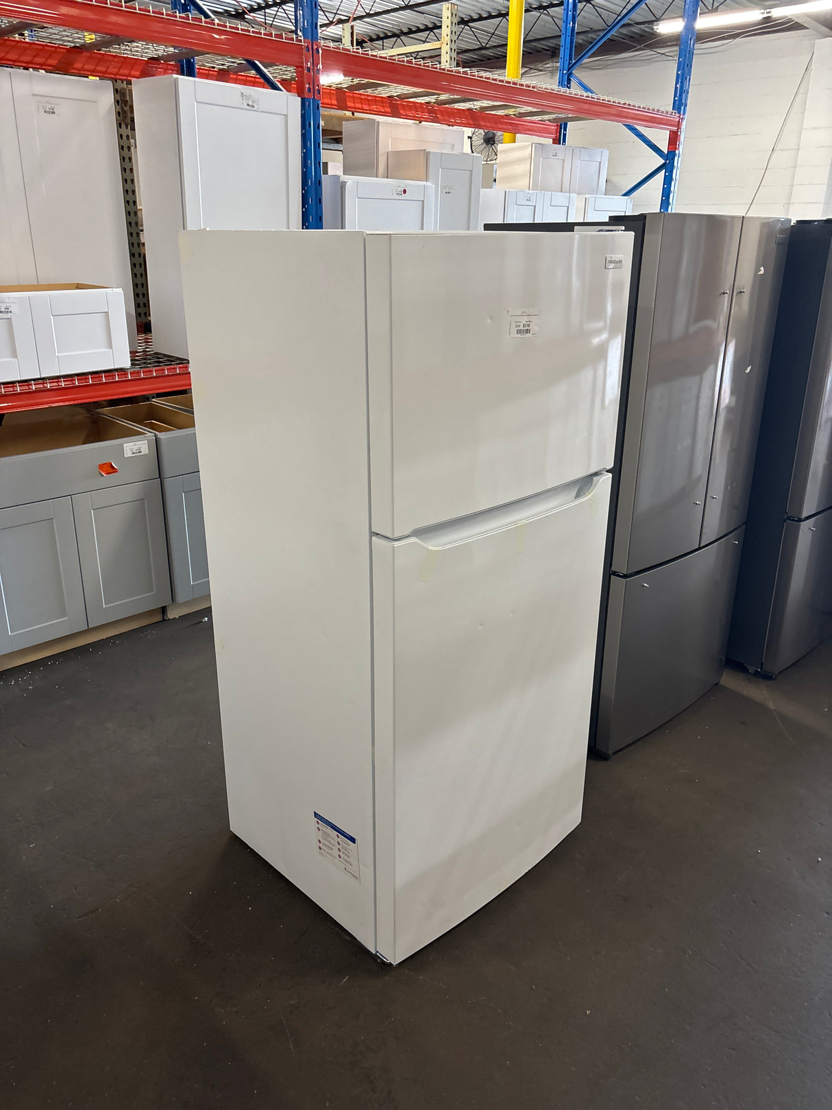 30 in. 18.3 cu. ft. Garage Ready Top Freezer Refrigerator in Stainless Steel