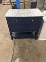 Sterling Vanity 1dw 36x22x34 in Blue