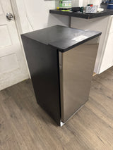 15 in. 80 lbs./24h Half Size Cube Freestanding/Built-In Ice Maker Machine in Stainless Steel With 25lbs. Ice Storage Bin