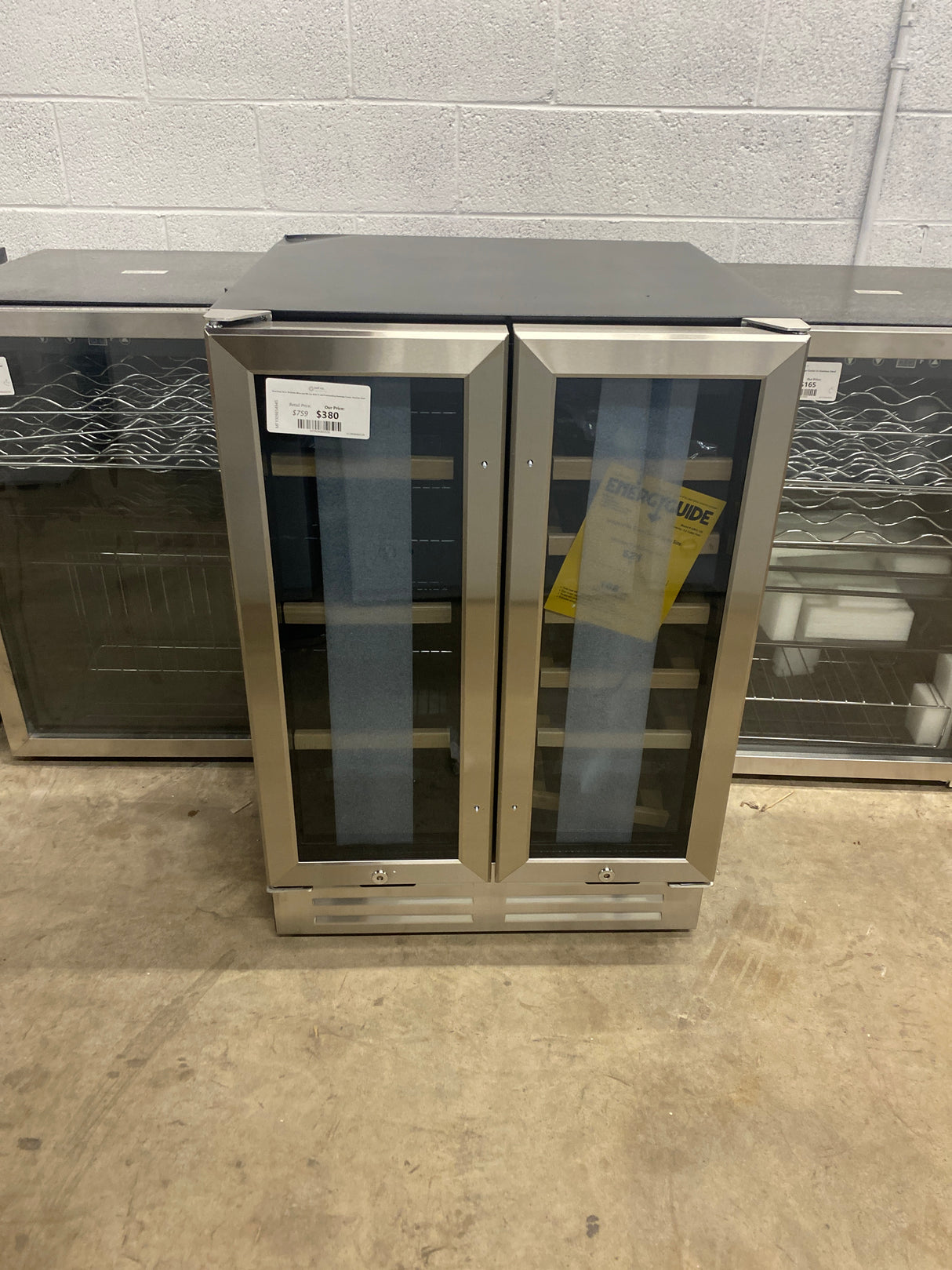 Dual Zone 24 in.18-Bottle Wine and 88-Can Built-In and Freestanding Beverage Cooler, Stainless Steel