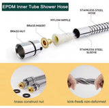 2.5 in. H x 7 in. W x 3.5 in. D Faucet Sink Sprayer Attachment Set with Hose, Faucet Aerator and Brass Diverter Valve