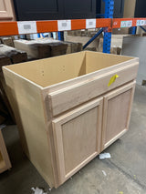 36 inch unfinished sink base