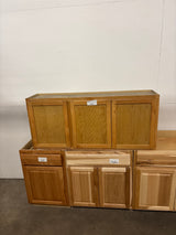 Recessed Panel 54 in. W x 12 in. D x 23.5 in. H Assembled Wall Bridge Cabinet in Unfinished