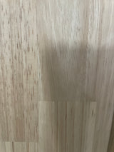 4 ft. L x 25 in. D Unfinished Hevea Solid Wood Butcher Block Countertop With Square Edge