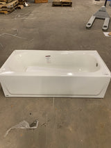 Maui 60 in. x 30 in. Soaking Bathtub with Right Drain in White