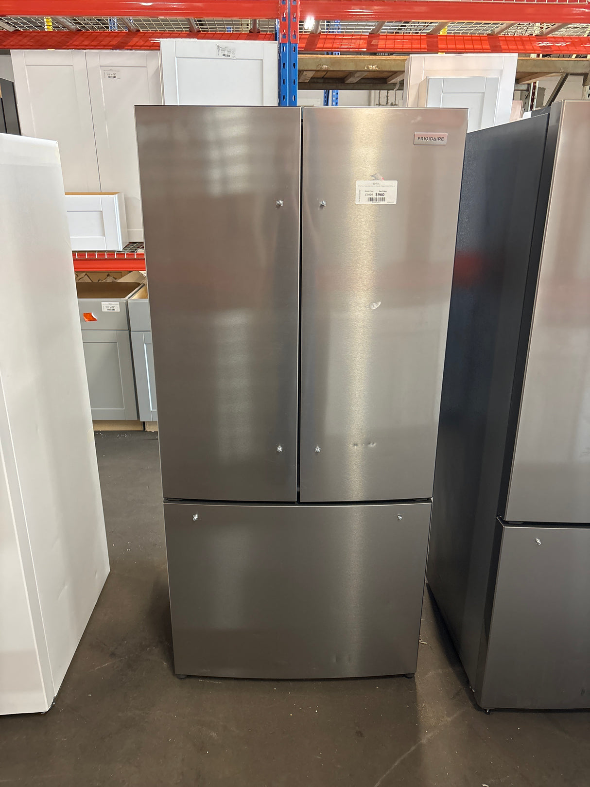 31.5 in. 18 cu. ft. Counter Depth French Door Refrigerator in Fingerprint-Resistant Stainless Look