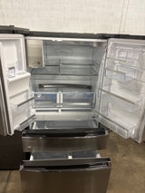 Gallery 36 in. 22 cu. ft. Counter-Depth 4-Door French Door Refrigerator in Smudge-Proof Stainless Steel