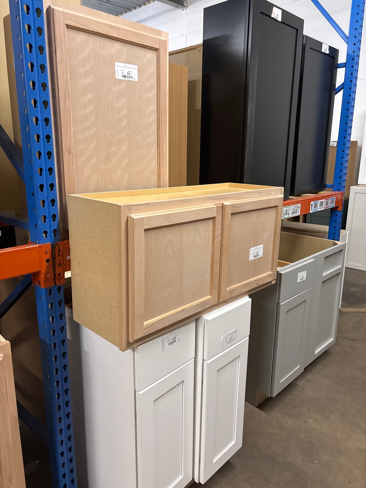 36 in. W x 12 in. D x 18 in. H Assembled Wall Bridge Kitchen Cabinet in Unfinished with Recessed Panel