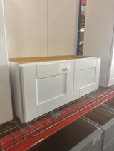Shaker Satin White Stock Assembled Wall Bridge Kitchen Cabinet (30 in. x 12 in. x 12 in.)