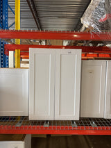 Shaker 30 in. W x 12 in. D x 42 in. H Assembled Wall Kitchen Cabinet in Satin White