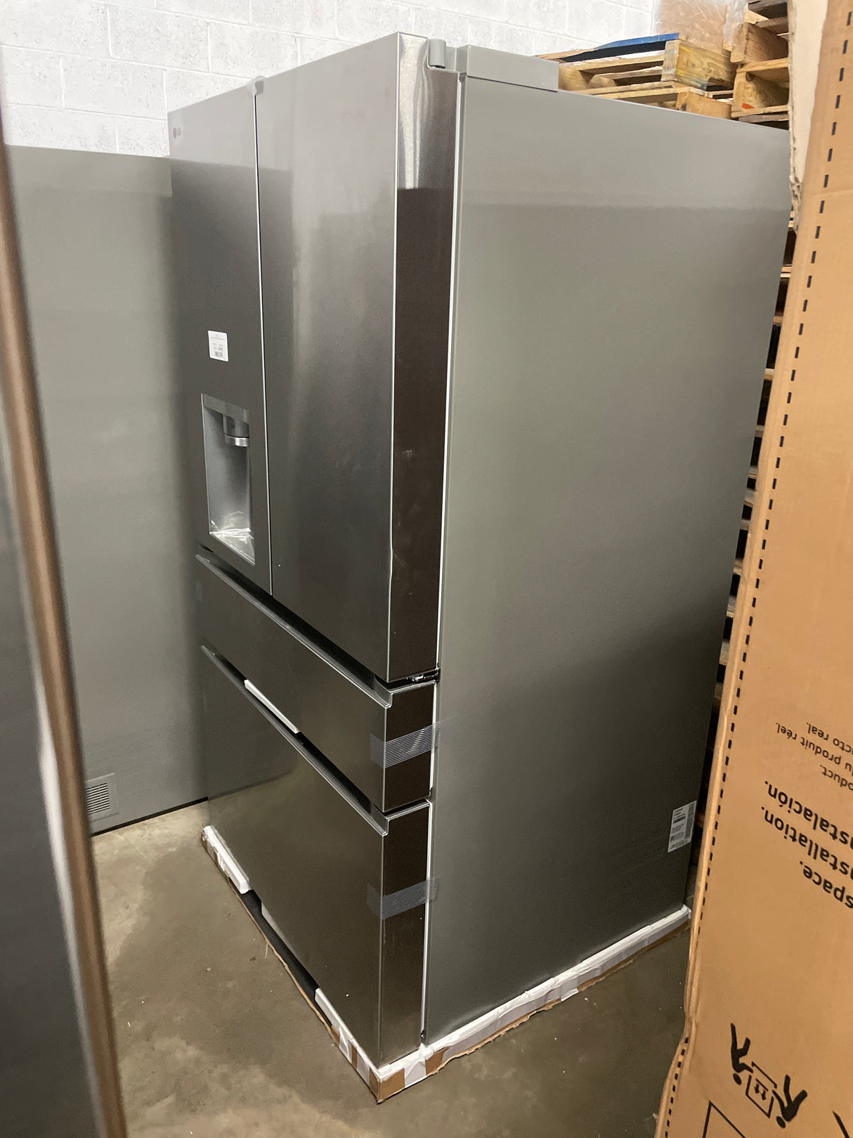 LG 29 cu. ft. Smart Standard-Depth MAX 4-Door French Door Refrigerator with Full-Convert Drawer