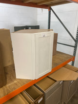 Westfield Feather White Shaker Stock Corner Wall Kitchen Cabinet (24 in. W x 12 in. D x 30 in. H)