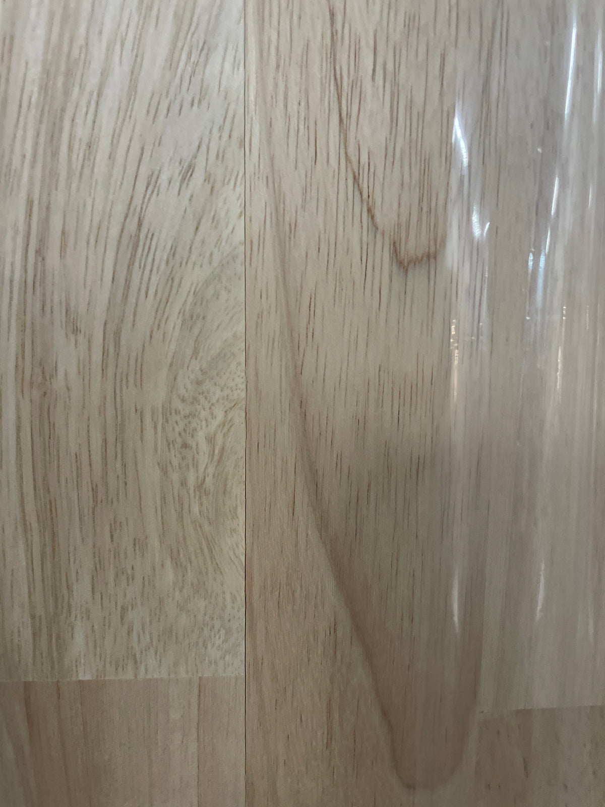 6 ft. L x 39 in. D Unfinished Hevea Butcher Block Island Countertop in With Standard Edge
