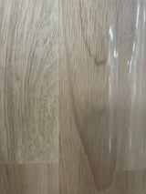 6 ft. L x 39 in. D Unfinished Hevea Butcher Block Island Countertop in With Standard Edge