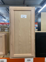 Recessed Panel 18 in. W x 12 in. D x 36 in. H Assembled Wall Cabinet in Unfinished