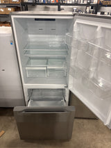 18.7 cu. ft. Bottom Freezer Refrigerator in Stainless Steel