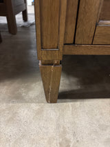 Brittany 30.0 in. W x 23.5 in. D x 34.0 in. H Single Bathroom Vanity in Saddle Brown with White Zeus Quartz Top