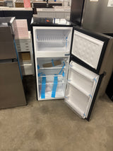 4.5 cu. ft. 2-Door Mini Refrigerator in Platinum Steel with Freezer