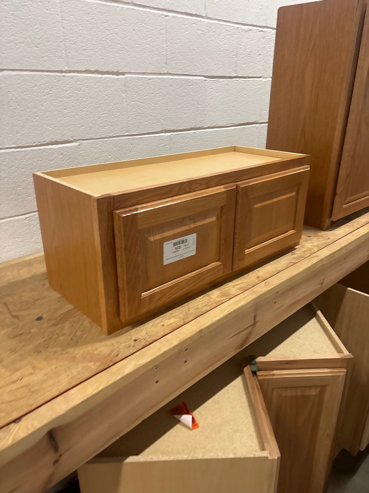 Hampton 30 in. W x 12 in. D x 12 in. H Assembled Wall Bridge Kitchen Cabinet in Medium Oak