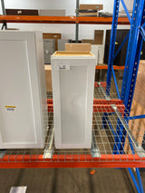 Westfield Feather White Shaker Stock Assembled Wall Kitchen Cabinet (12 in. W x 12 in. D x 30 in. H)