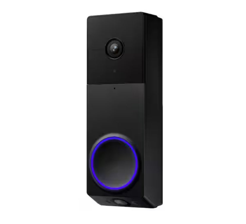 Wireless Duo Cam Video Doorbell, Battery Powered, 2K Full HD Video, 2 Cameras (People and Package), Color Night Vision