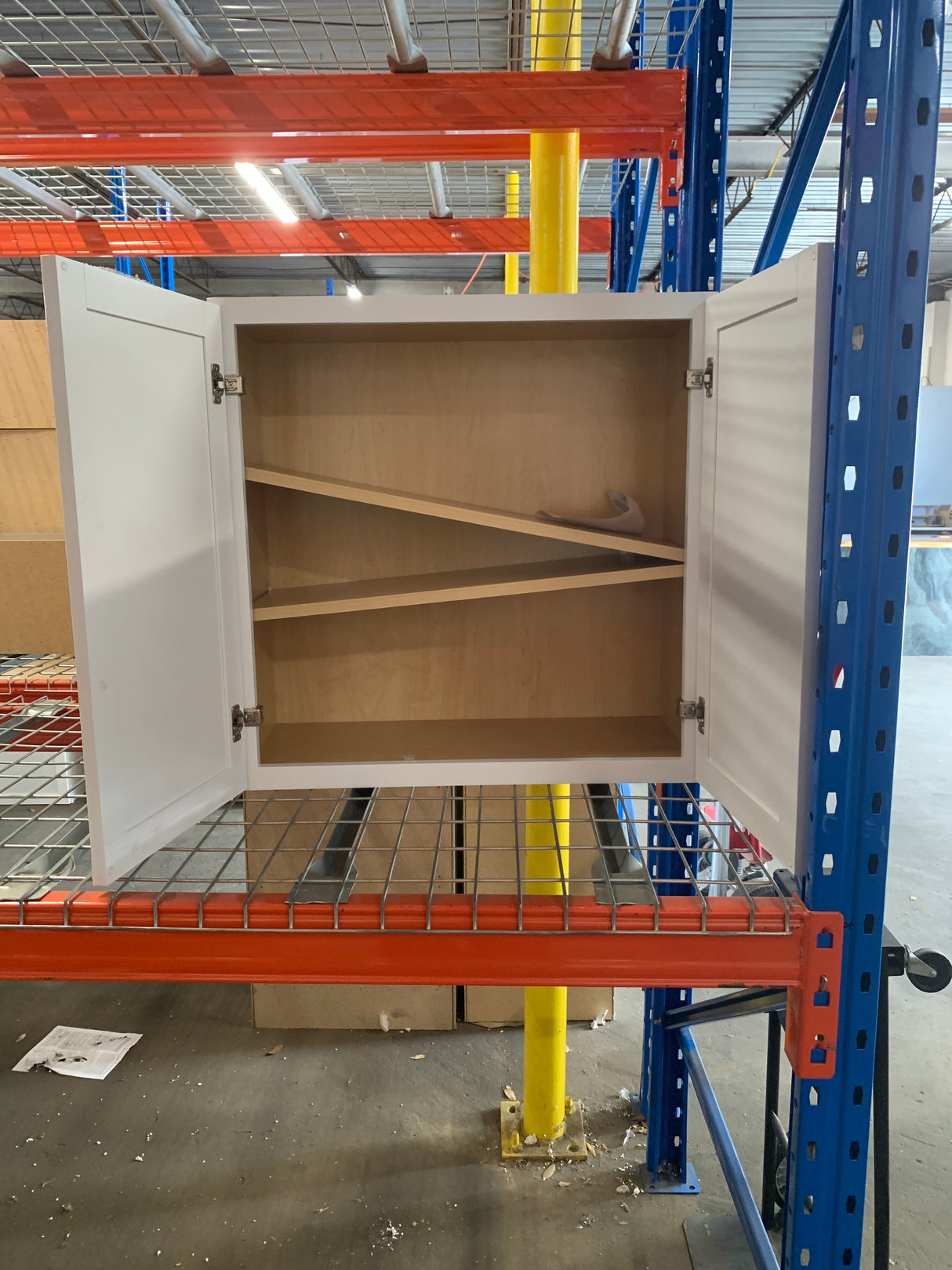 Courtland Shaker Assembled 30 in. x 30 in. x 12 in. Stock Wall Kitchen Cabinet in Polar White Finish