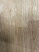 6 ft. L x 25 in. D Unfinished Hevea Solid Wood Butcher Block Countertop With Square Edge