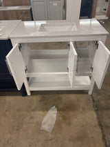 Everett Vanity 36''x19''x34" White