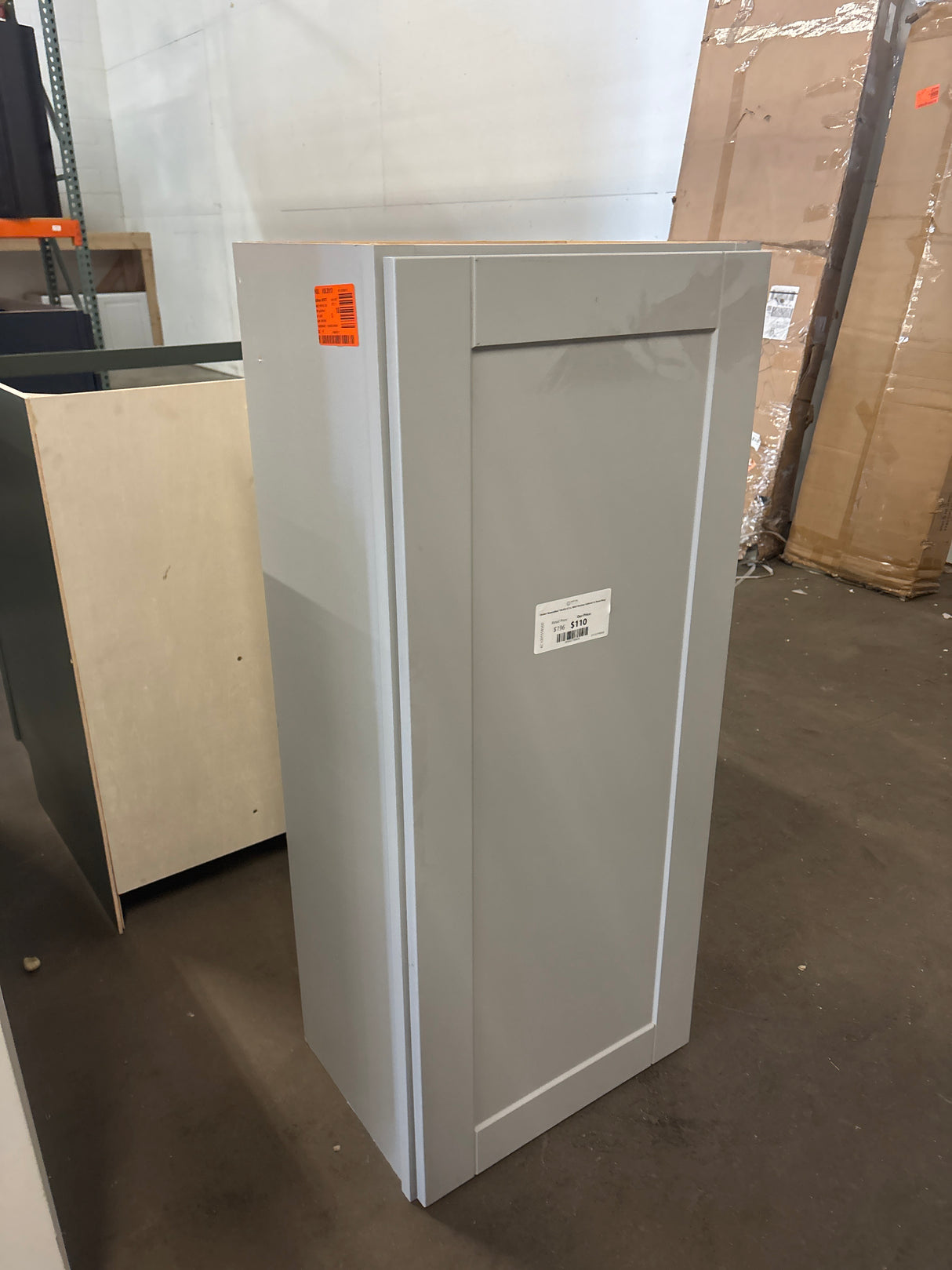 Shaker Assembled 18x42x12 in. Wall Kitchen Cabinet in Dove Gray